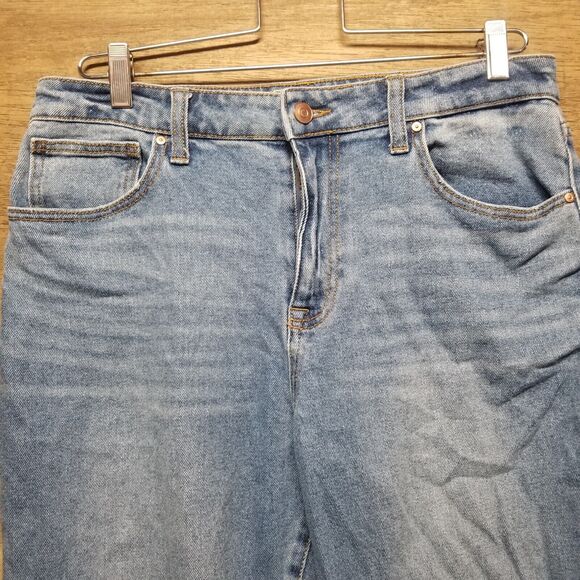 NOBO No Boundries Womans Jrs Size 13 High Rise Blue Ankle Jeans Distressed - Picture 4 of 10